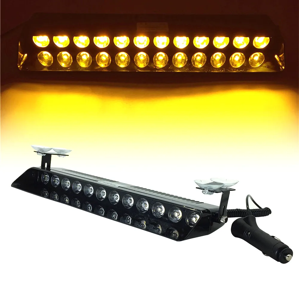 9LED 12LED красные синие желтого цвета 12V для полицейской машины стробоскоп