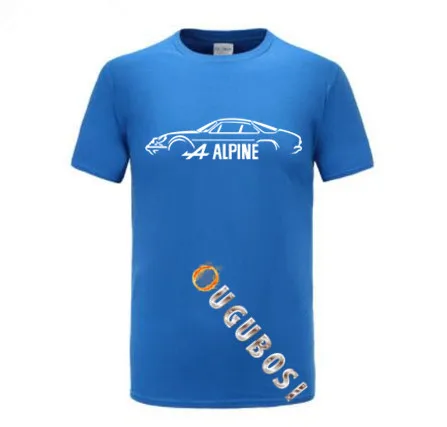 Модные летние Paried футболки с О-образным вырезом коротким Renault Alpine A110 вдохновил