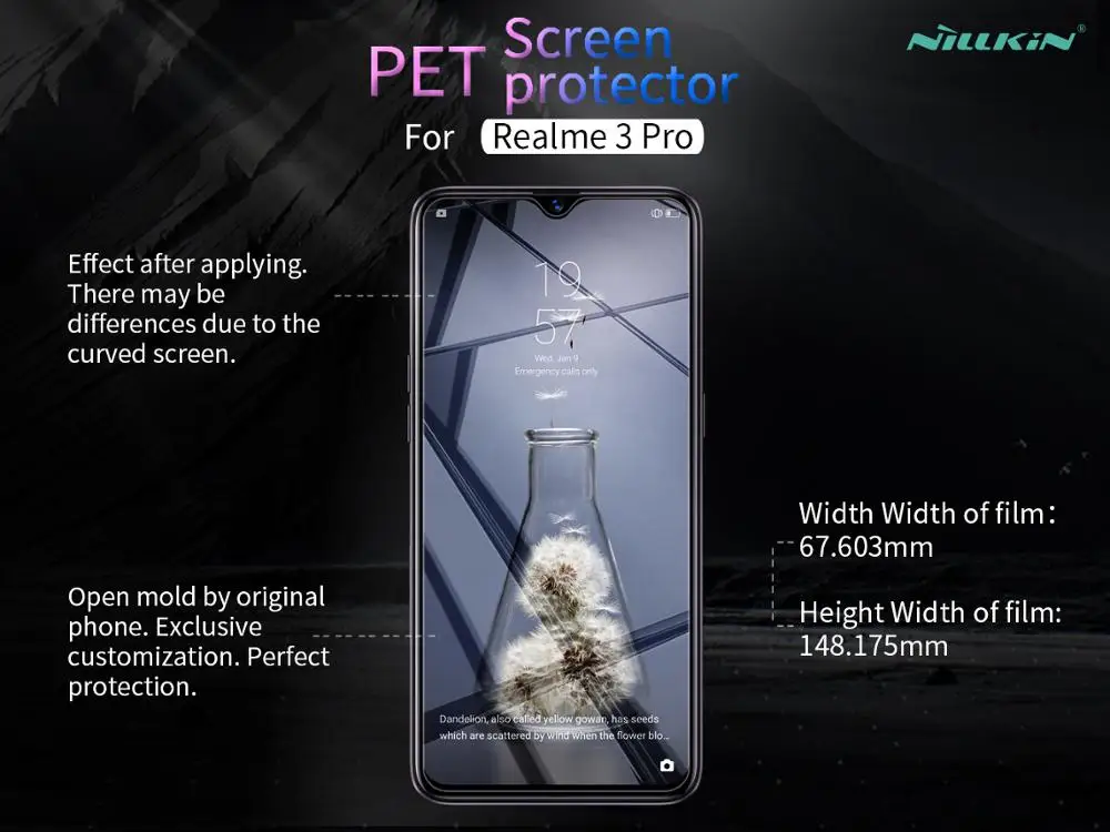 2 шт./лот OPPO Realme X Lite Защитная пленка для экрана NILLKIN кристально прозрачная или