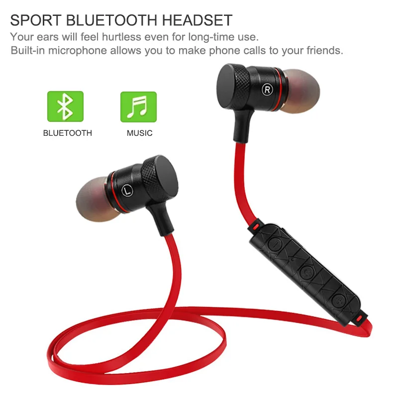 Magift9 Новый Беспроводной Bluetooth 4.1 Головки магнитные наушники Поддержка aptX