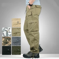 spring autumn multi pocket militar cargo pants men combat army tactical military pants joggers cotton man trousers 2019