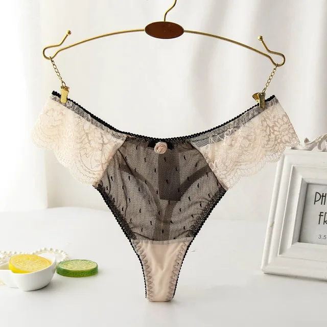Бежевый M L XL XXL XXXL сексуальные женские стринги с низкой талией бандаж для ягодиц G стринги женские трусики, нижнее белье шортики G-стринги танга - Цвет: Бежевый