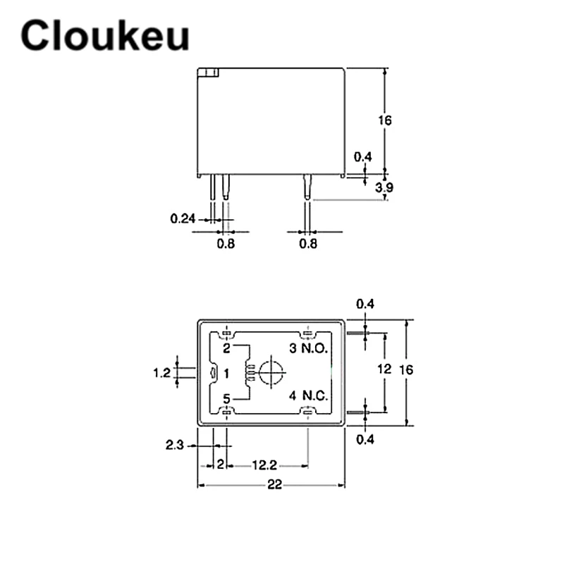 

JS1-12V-F AJS1311F 10A Relay DIP5