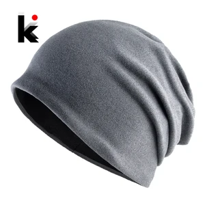 шапка бини Осенние зимние вязаные шапки для мужчин и женщин одноцветные шапочки шапки унисекс модный тюрбан  шапка унисекс в стиле хип-хоп шапочка