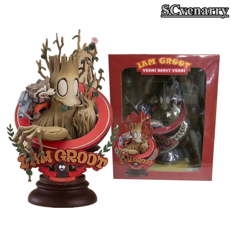 Ракета дерево человек Грут фигурки Marvel стражи Галактики Милая модель игрушки