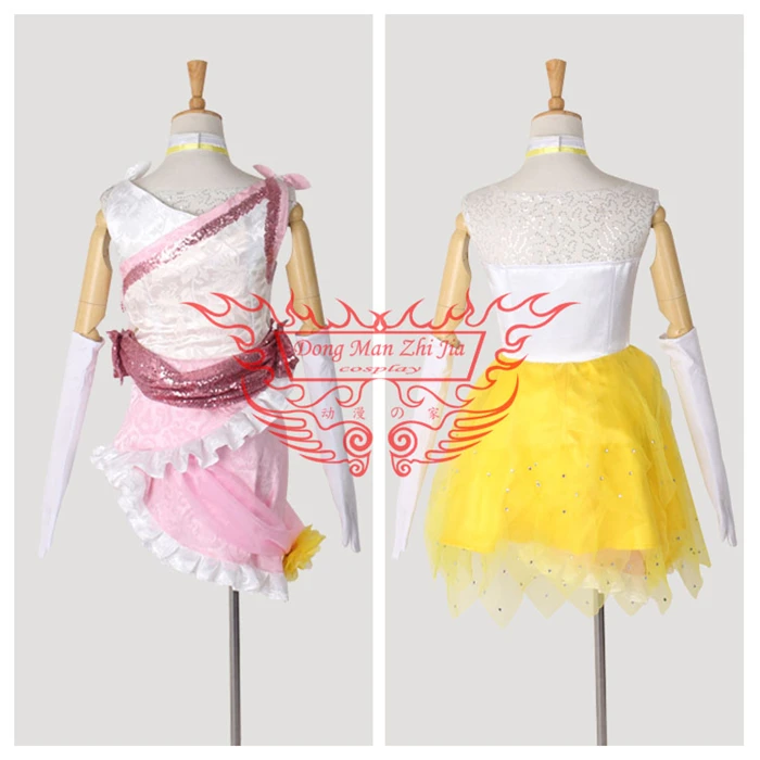 Женский костюм для косплея Love Live голубой из м/ф Rin Hoshizora трансформирует модель