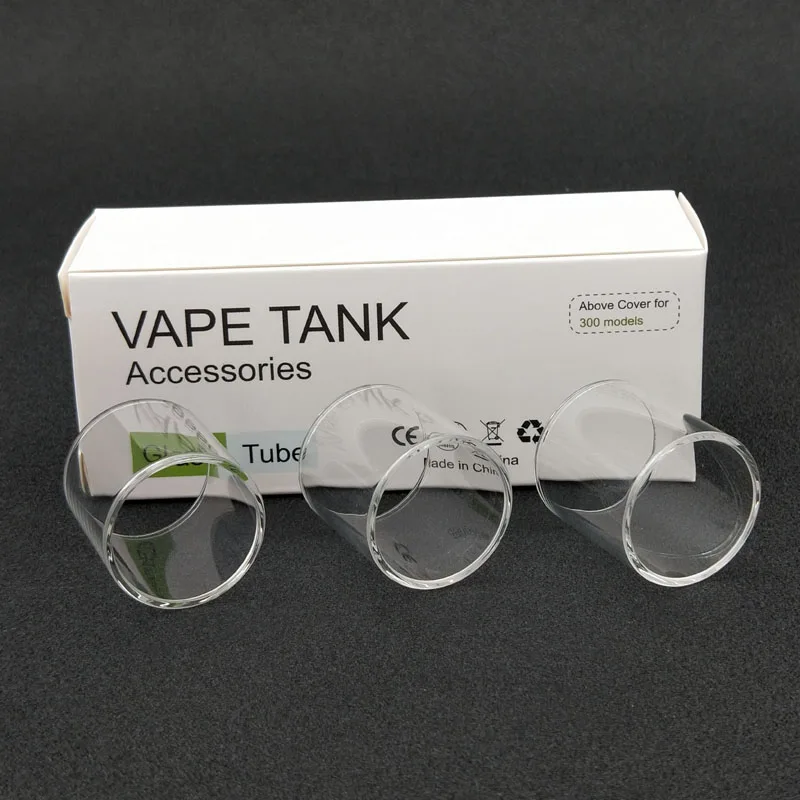 15 шт. сменная стеклянная трубка Pyrex для VooPoo Rimfire RTA 2 мл/5 мл бак распылитель