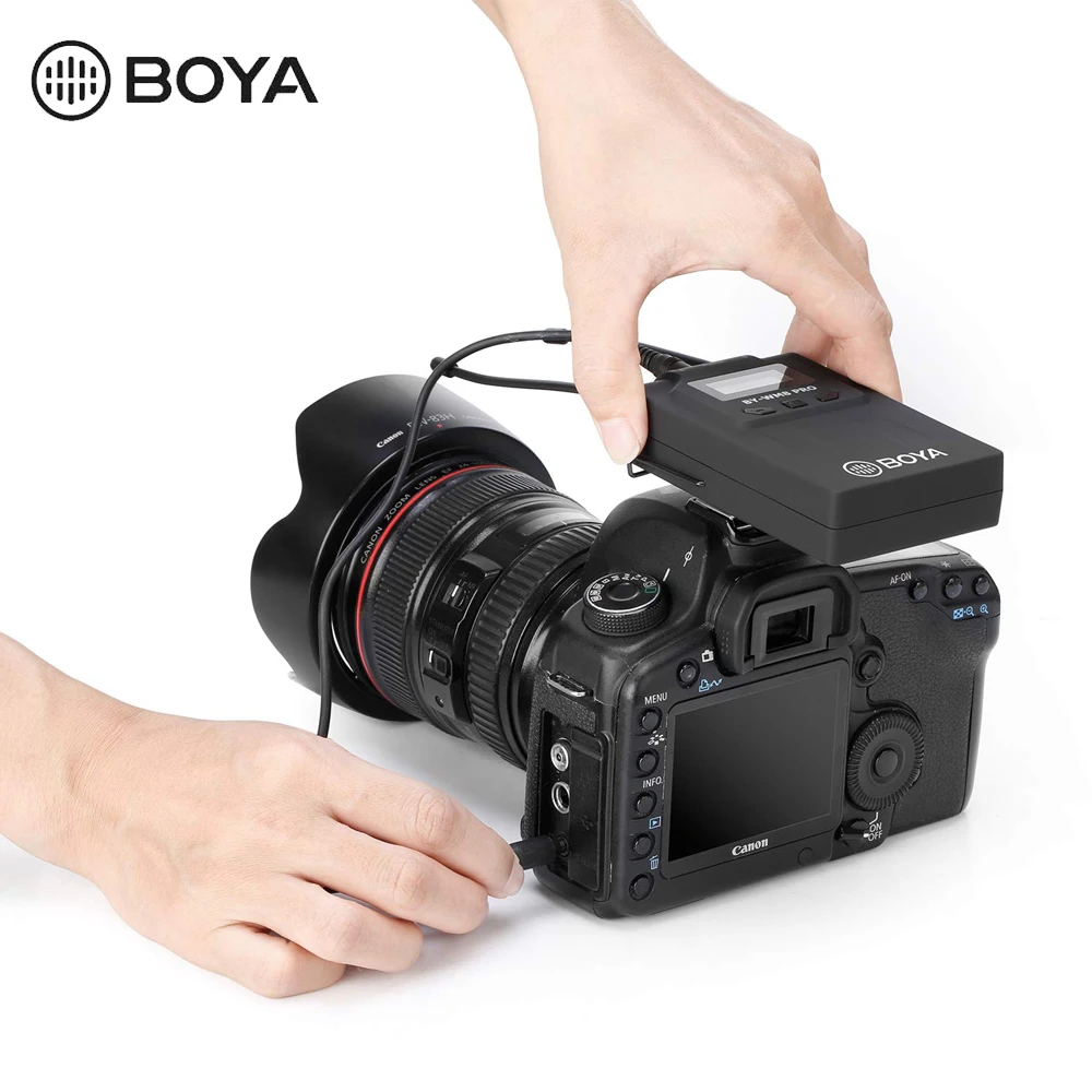 BOYA BY-WM8 Pro K1/K2 микрофон конденсаторный беспроводной микрофон Система аудио видео приемник-записывающее устройство для камеры Canon Nikon sony