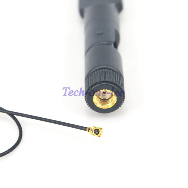 10 шт./лот wifi 2 4 ГГц/5 8 ГГц Omni Двухдиапазонная 5dbi RP SMA Мужская антенна + Mini 1 13 PCI U.FL к
