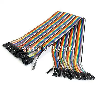 

Female to Female Solderless Flexible Breadboard Jumper Cable Wire 40 Pcs