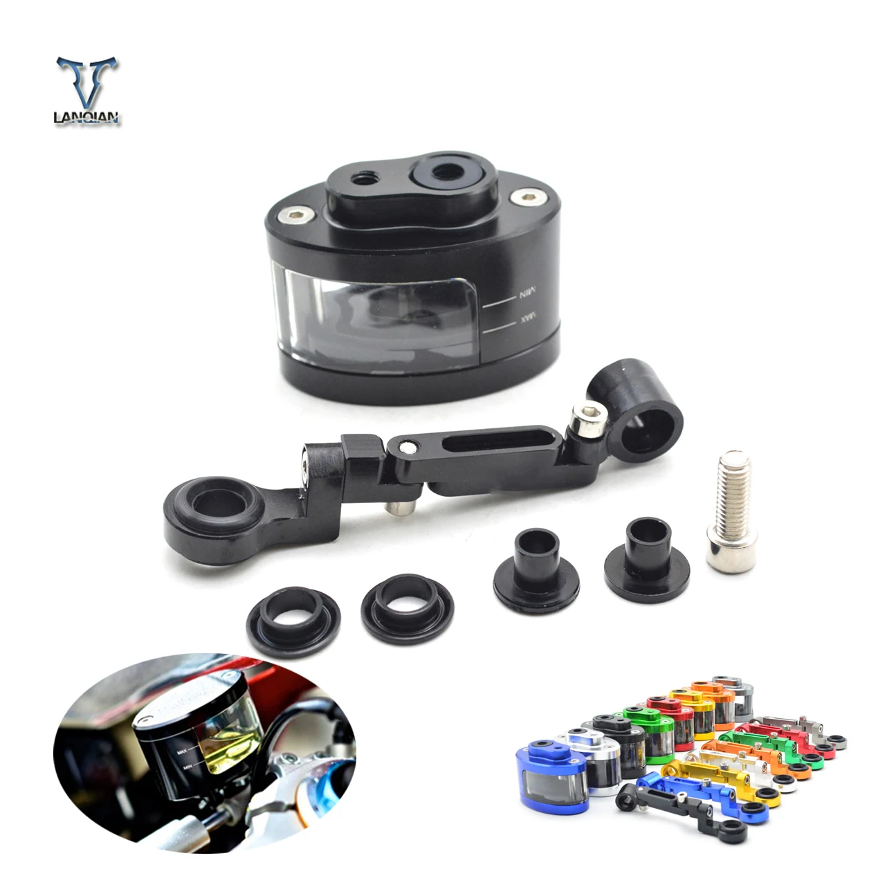 Motorcycle Motorbike Brake Fluid Reservoir Clutch Tank Oil Cup For Honda CBR1000RR kawasaki z1000sx Z1000SX | Автомобили и