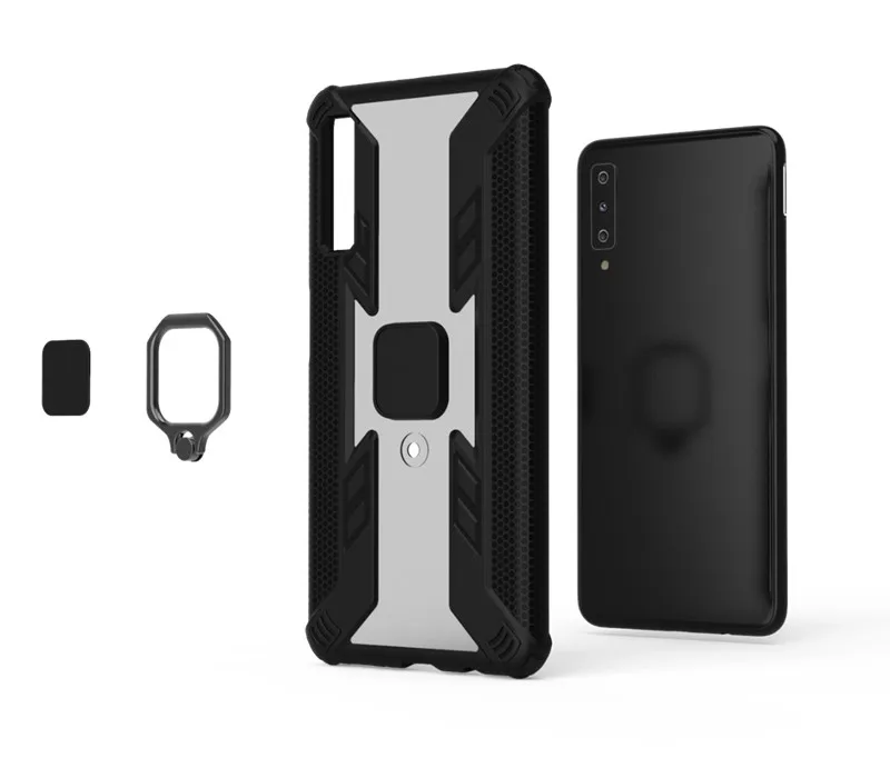 Для Samsung Galaxy A7 чехол для пальца кольцо стойка для брони для Samsung Galaxy A7 7 A750 750 6,0 дюймовая крышка телефона Coque