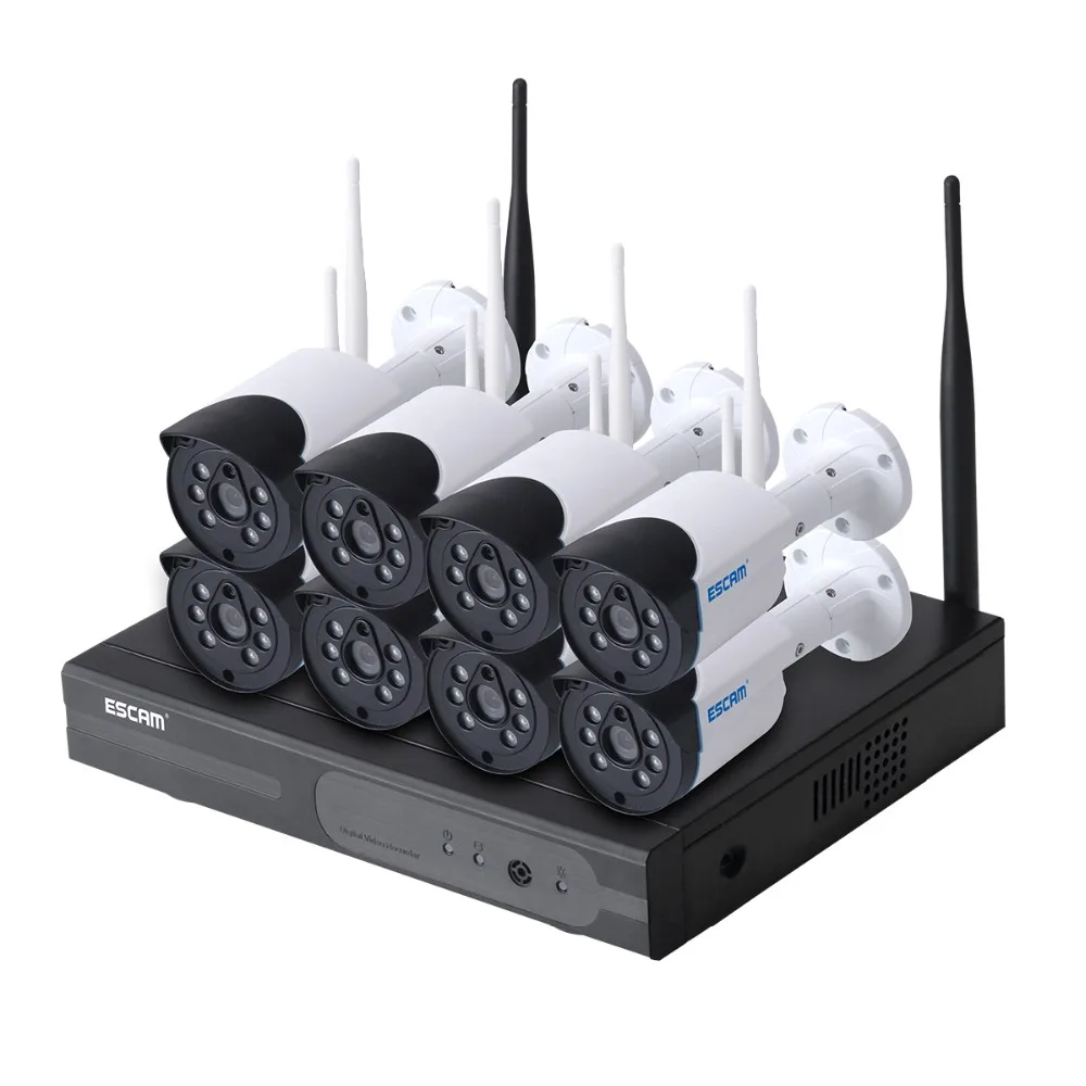 

ESCAM WMK804 720P WIFI подключение NVR 8CH IP камера NVR комплект