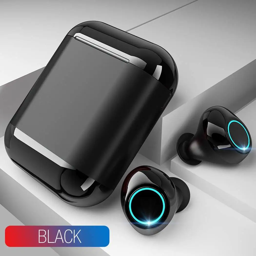 Bluetooth наушники TWS беспроводные стерео гарнитура с микрофоном и зарядным