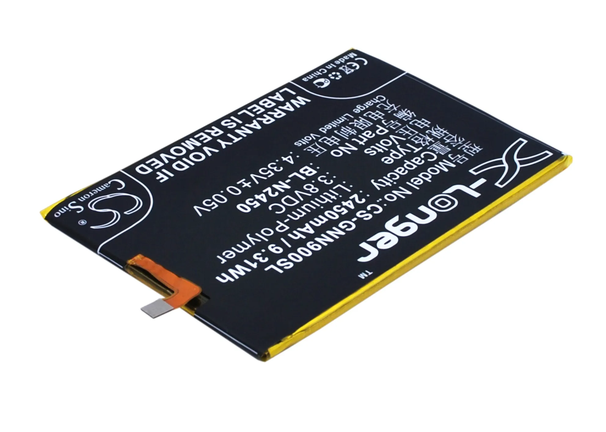 BL N2450 батареи Cameron Sino 2450mAh для GIONEE ELIFE S5.5L GN9000L|cameron sino|battery forcameron sino battery |
