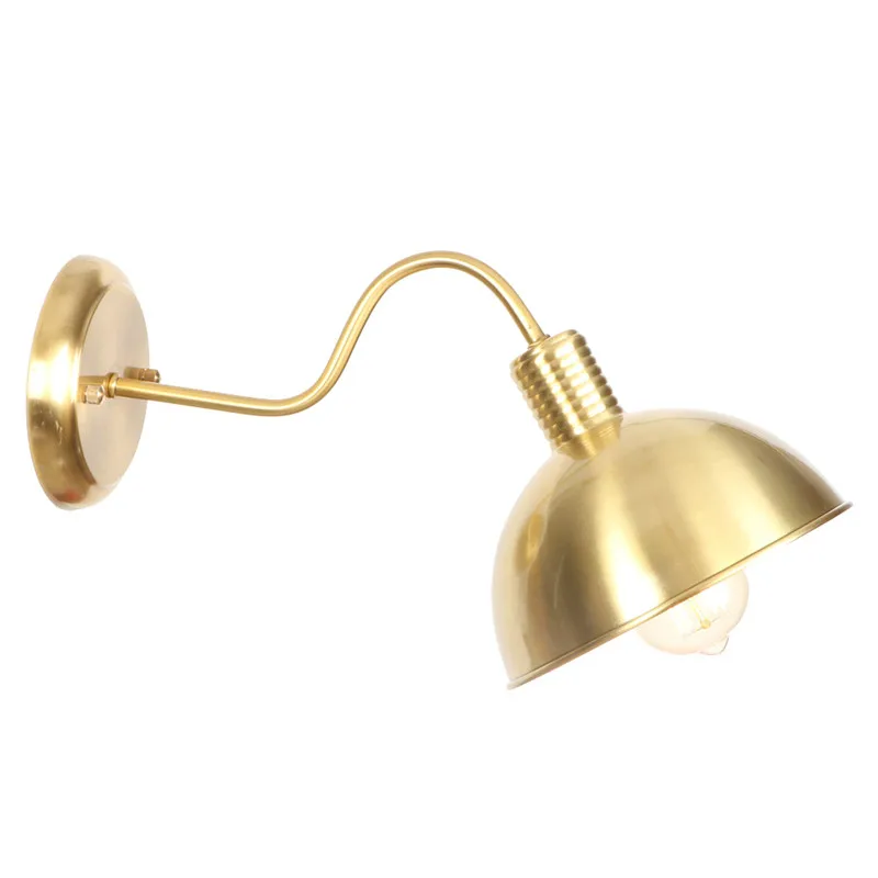 

Loft Retro Copper Wall Sconce Edison Industrial Wind Vintage LED Wall Light Fixtures Bedroom Bedside Wall Lamp Home Lighting