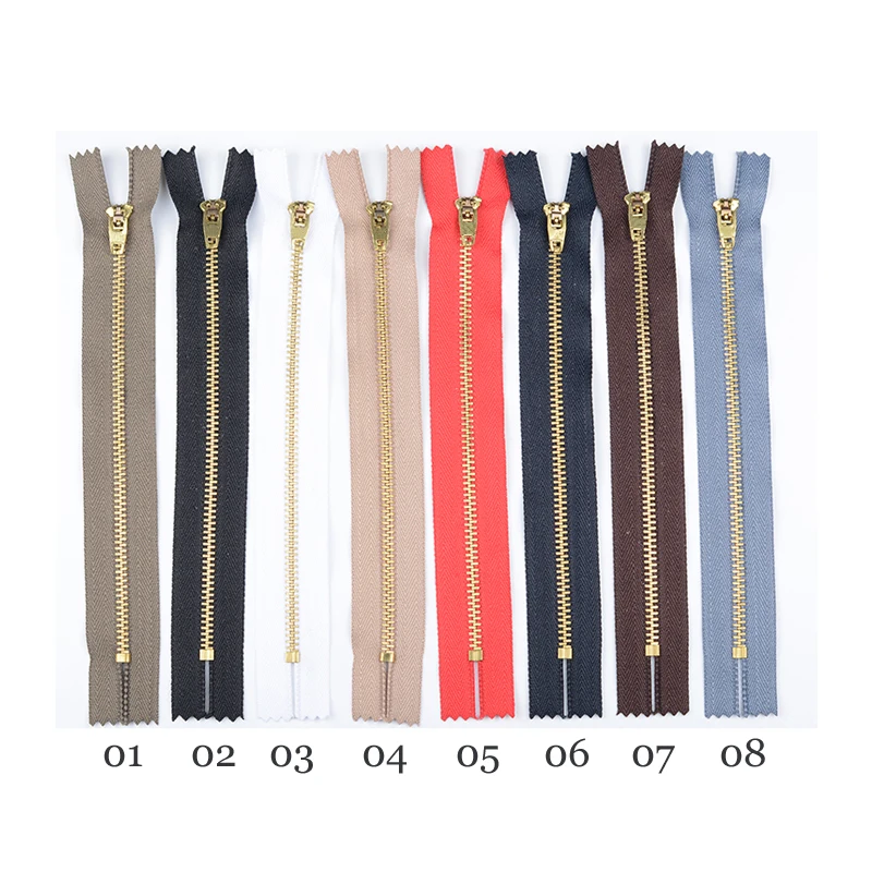 Оптовая продажа 10 шт * 18 см металлическая молния для шитья fermeture zip a coudre аксессуары