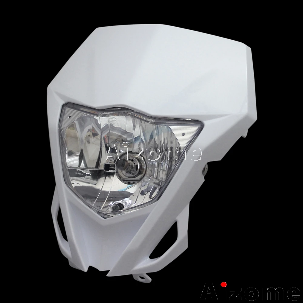 Универсальный мотоциклетный налобный фонарь 35 Вт для Yamaha WR250F WR450F Kawasaki KLX KX