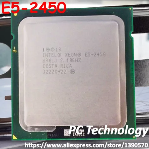 E5-2450 Intel Xeon E5 2450, 2,10 ГГц, 8 ядер, 20 МБ, смарт-кэш, DDR3, 1600 МГц, FCLGA1356, ТПР, 95 Вт