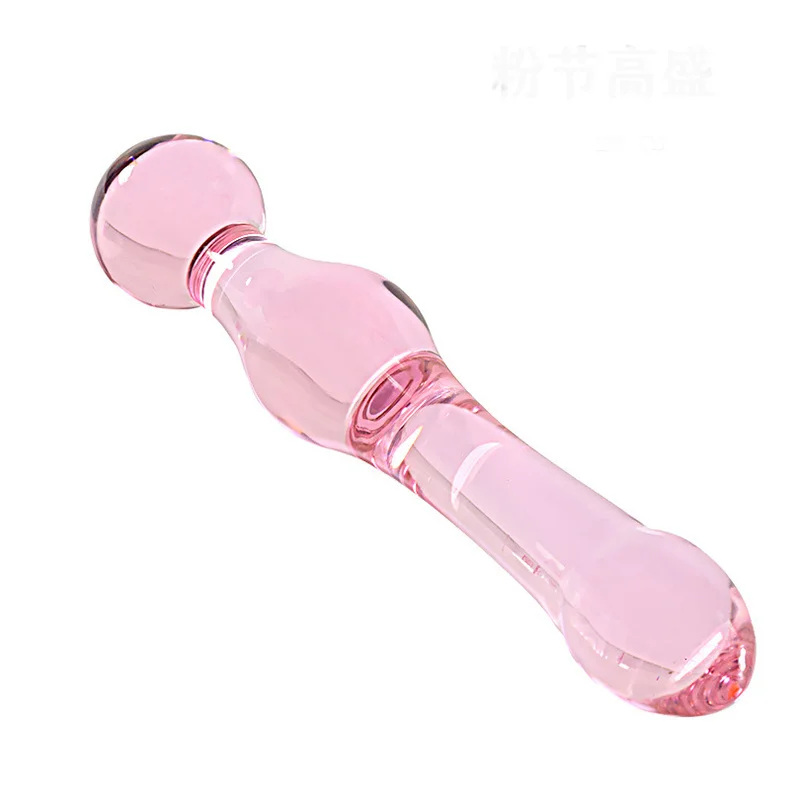 Crystal Penis Glass Anal Plug Massage Stick Stimulate Anus Couple Flirting Adult Game Sex Toys for Plugs Butt Plug. | Красота и