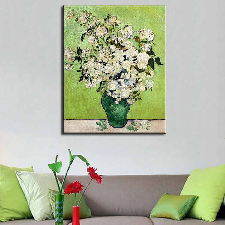 Розы в вазе от Винсента Ван Гога производители красок для домашнего декора идея