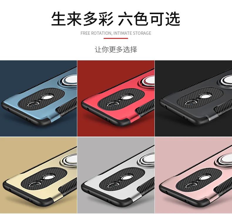 For Xiaomi Redmi Note 4 4X Case Hard PC+Silicone With Stand Ring Magnet Hybrid Protective Back Cover for xiaomi redmi 4x shell |