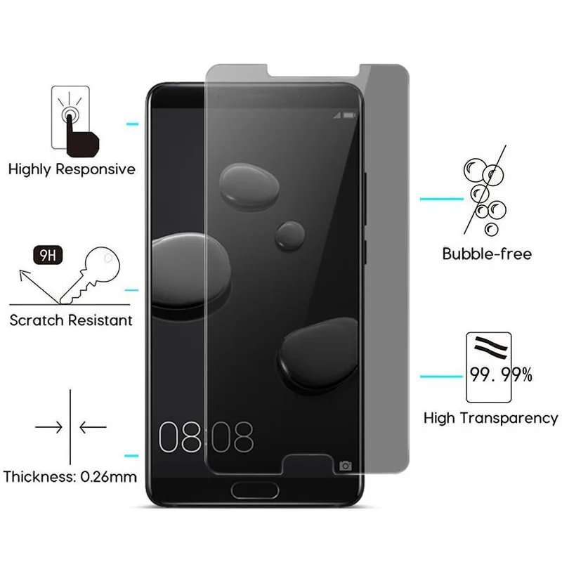 Honor 7x Protective Glass For Huawei Mate 9 10 Nova 2i 2 I Screen Protector Privacy Tempered Glas On Nova2i X7 Mate9 Mate10 Film | Мобильные