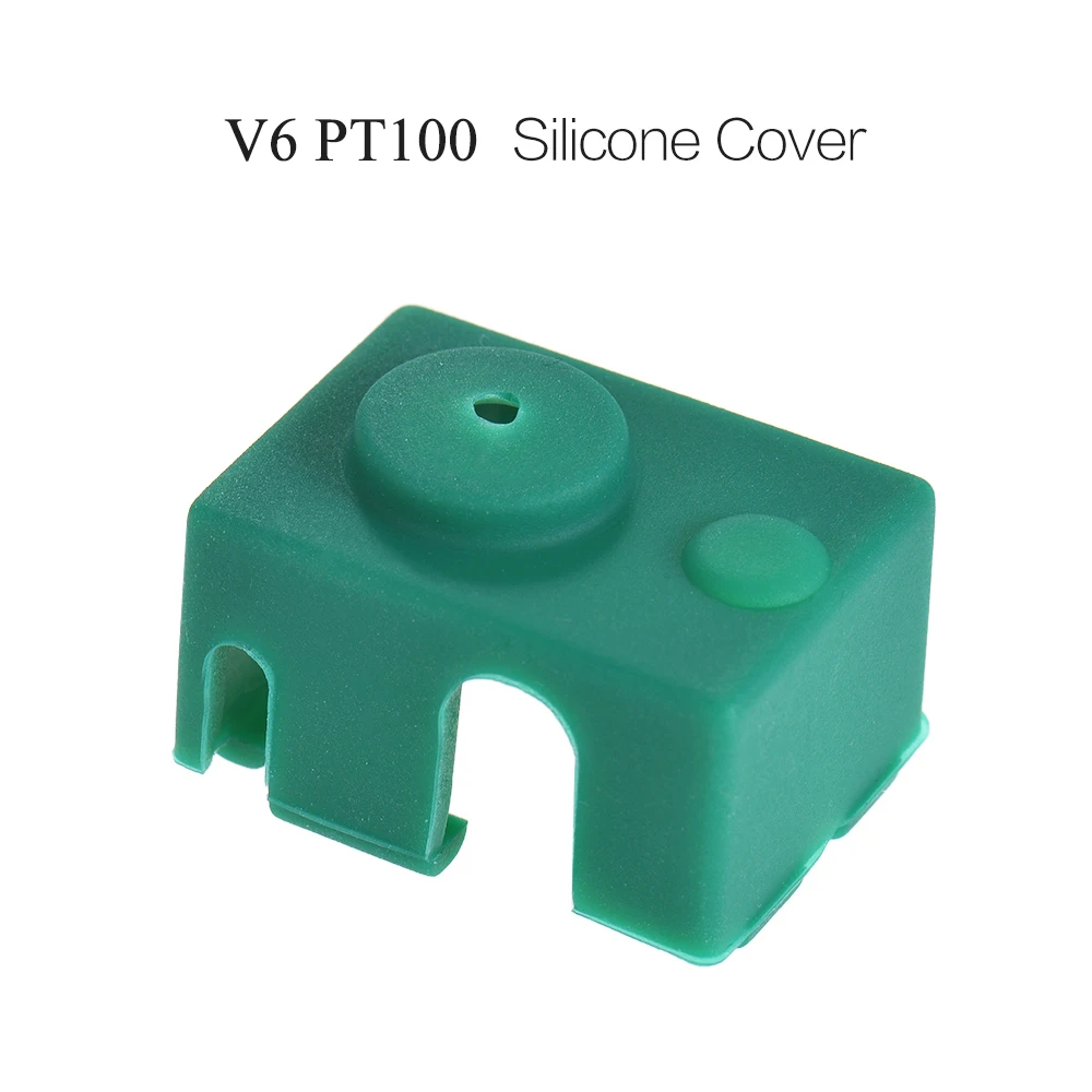 Аксессуары для 3D принтера V6 PT100 Hotend Block силиконовая крышка носок 25*18*15 мм