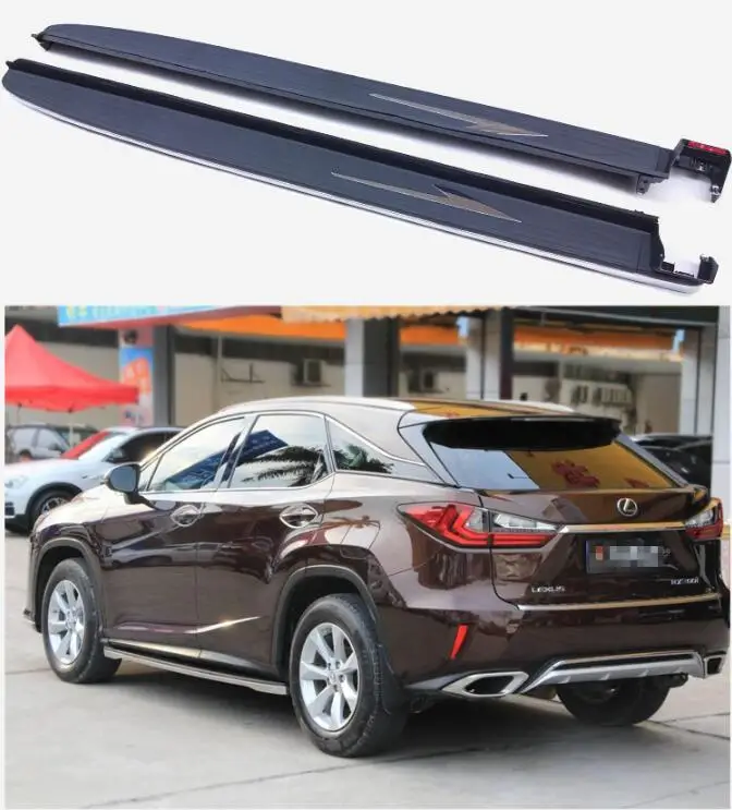 2 шт./компл. для автомобиля алюминиевый сплав и АБС бег подножка Nerf бар Lexus RX200T RX300