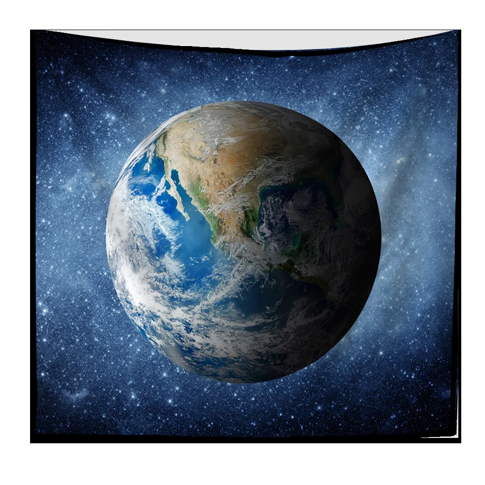 Zeegle Universe Stars Home Decor Wall Hanging Tapestry Mandala Cloth Yoga Mat Living Room Table Colth Beach Throw Towel | Дом и сад