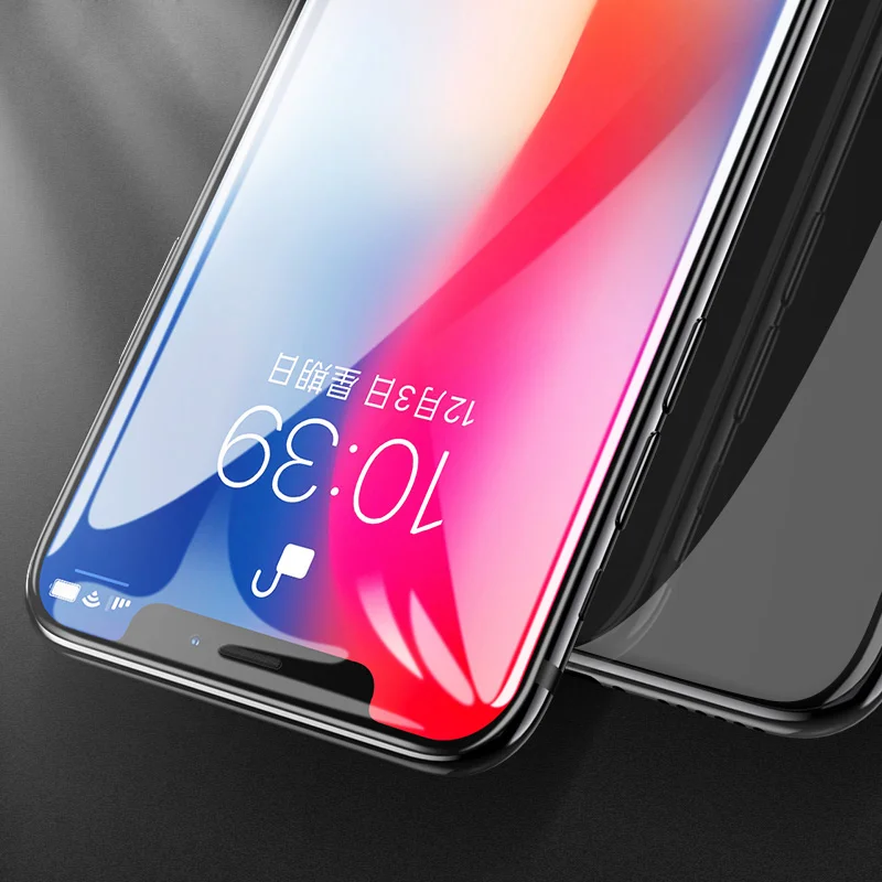 IPhone X XS 3D закаленная Защитная стеклянная пленка для экрана полное покрытие защиты