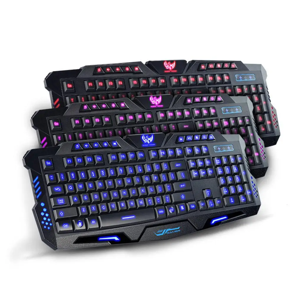 Игровая клавиатура BEESCLOVER M200 с подсветкой 3 цвета | Компьютеры и офис