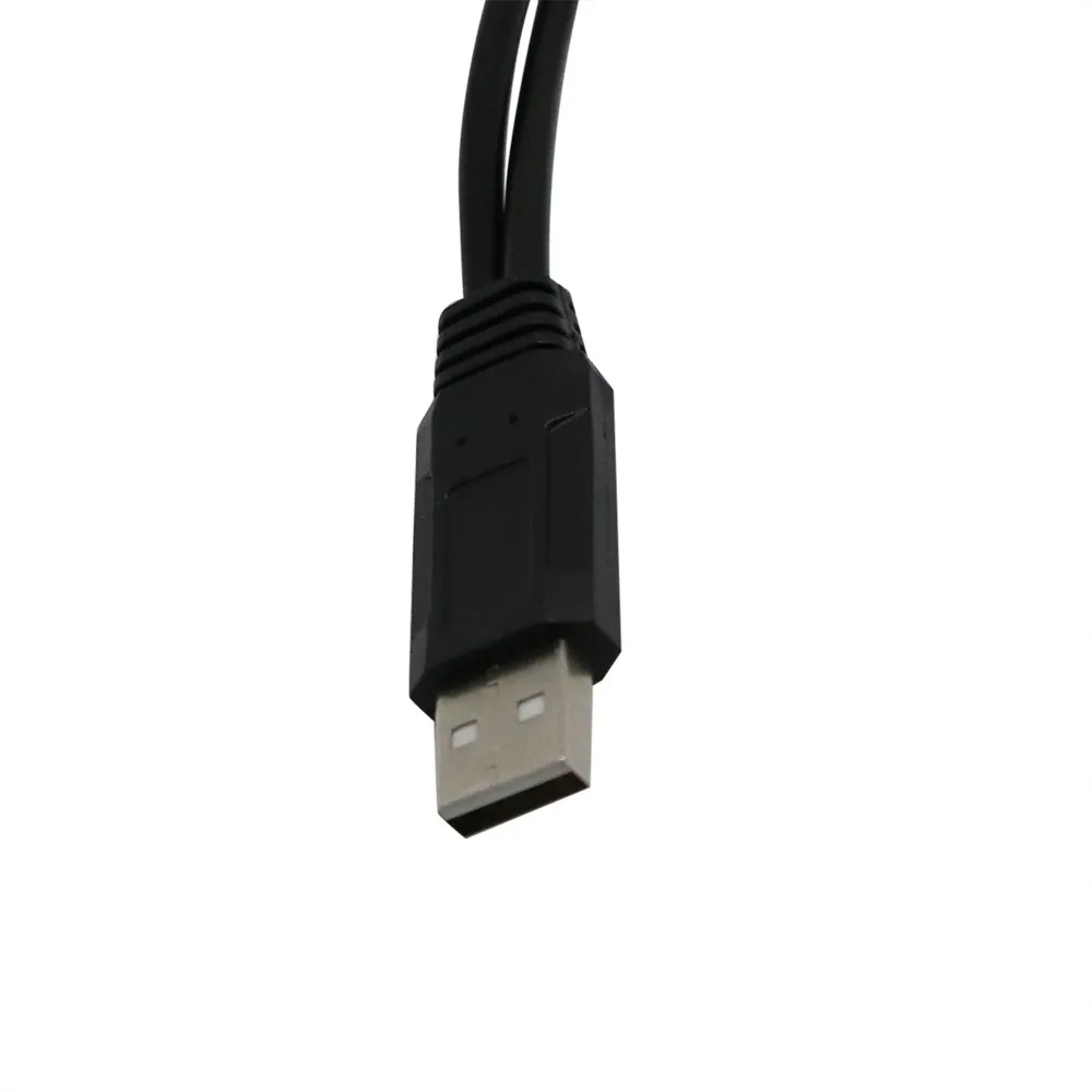 USB 2 0 A Male To Dual Female Jack Y Splitter Hub Кабель-адаптер питания адаптер для зарядки заводская