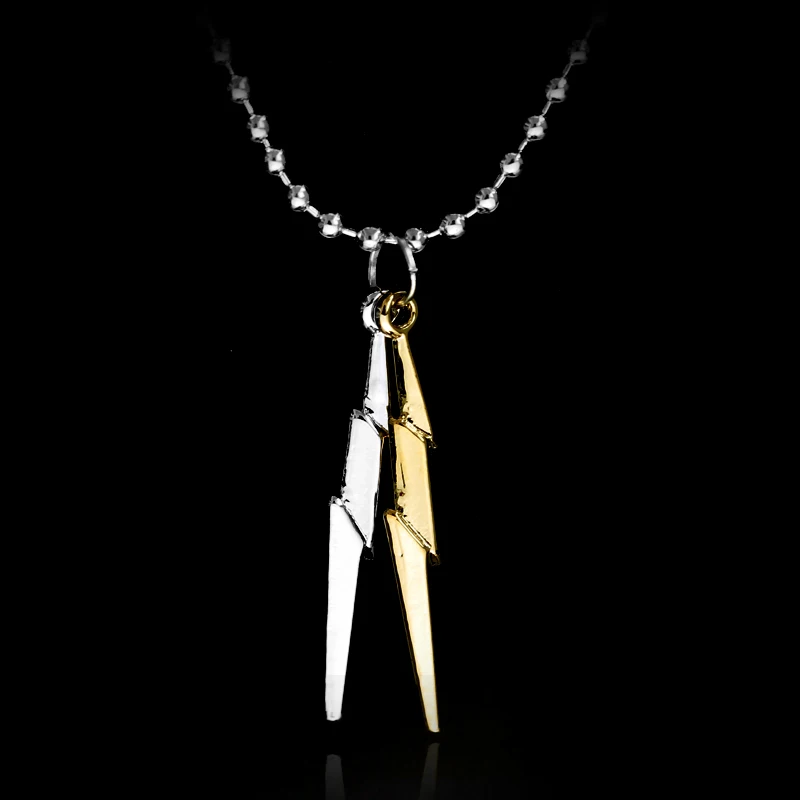 Цепочка из сплава с подвеской в виде молнии|movie jewelry|necklace charmjewelry jewelry |