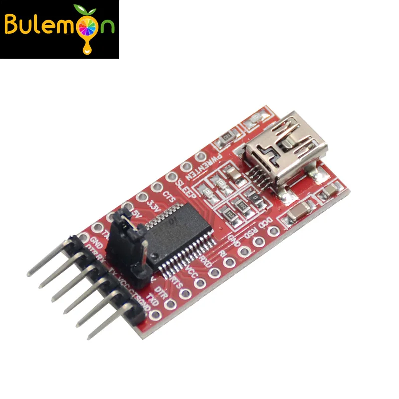 5 шт./лот FT232RL FTDI USB 3 V к TTL Серийный адаптер модуль для Arduino FT232 мини