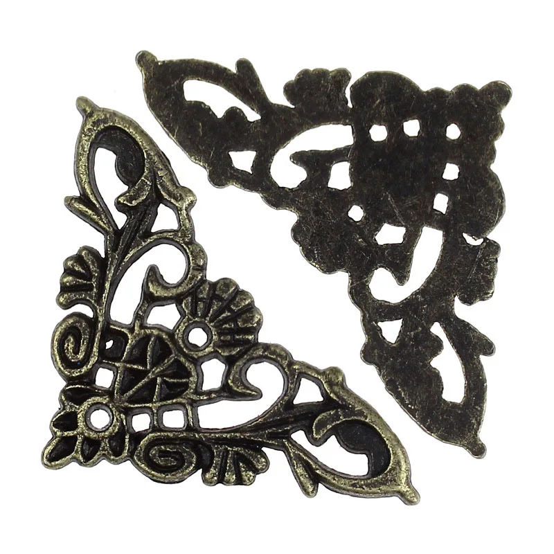 1000PCS Embellishment Findings Triangle Antique Bronze Hollow Pattern 3.5cm x | Обустройство дома