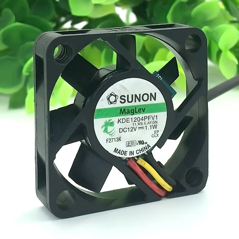 Оригинальный SUNON 4010 12V 1 W 4 см тихий северный и южный мост вентилятор KDE1204PFV1|Системы