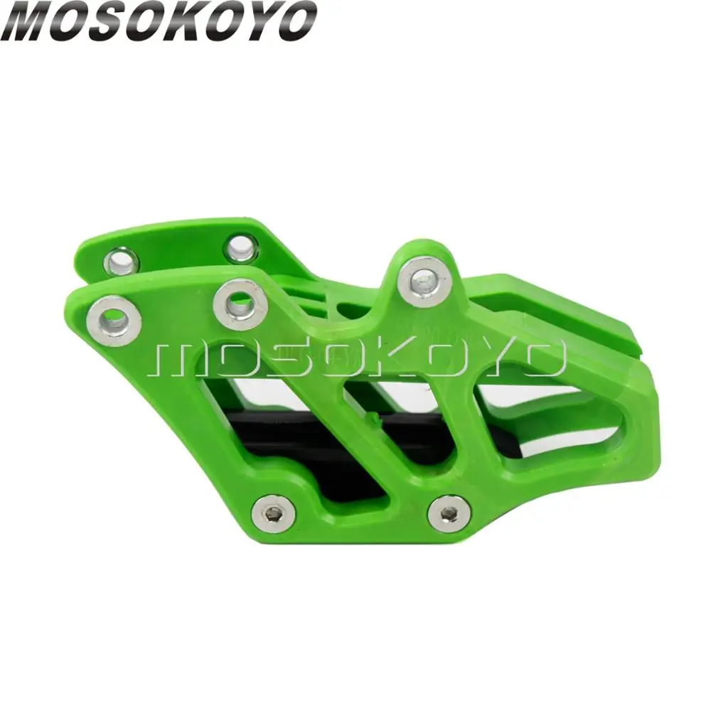 Зеленая направляющая для велосипеда внедорожника Kawasaki KX250F KX450F KLX450R защитная