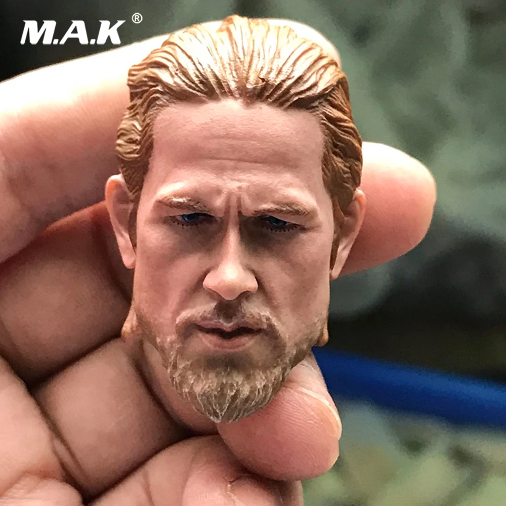 1/6 весы мужской головы Scuplt модель Sons of Anarchy ханнэе голова резной для 12 дюймов