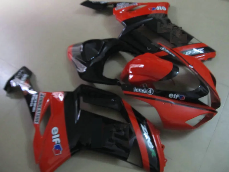 Комплект обтекателей для мотоцикла KAWASAKI Ninja ZX6R 636 07 08 ZX 6R 2007 2008 ABS Горячий красный