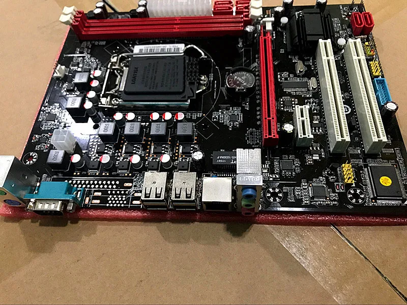 P55 материнская плата для компьютера LGA1156 pin DDR3 поддерживает I3 530 I5 750 I7 870 X3430 и