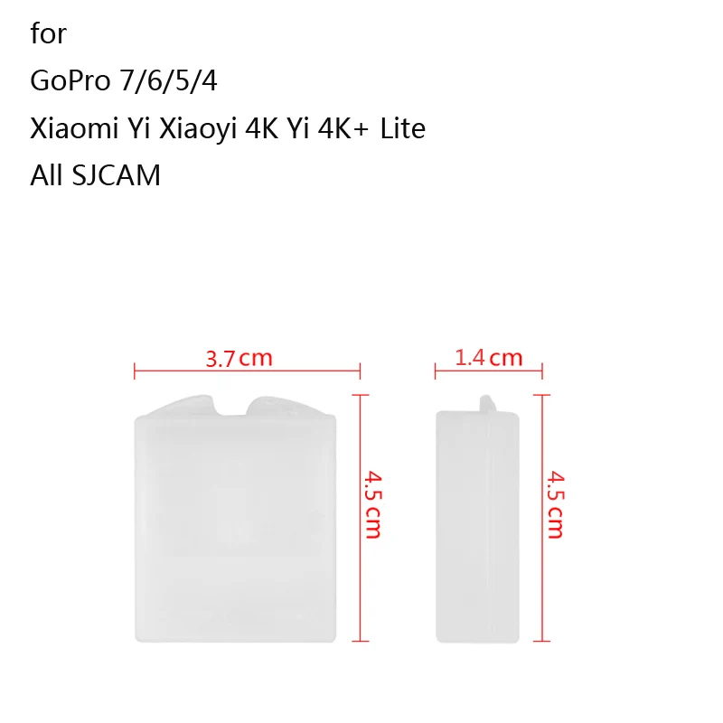 Защитный чехол для аккумулятора водонепроницаемый GoPro Hero 8 7 6 black Xiaomi Yi 4K SJCAM Sj5000