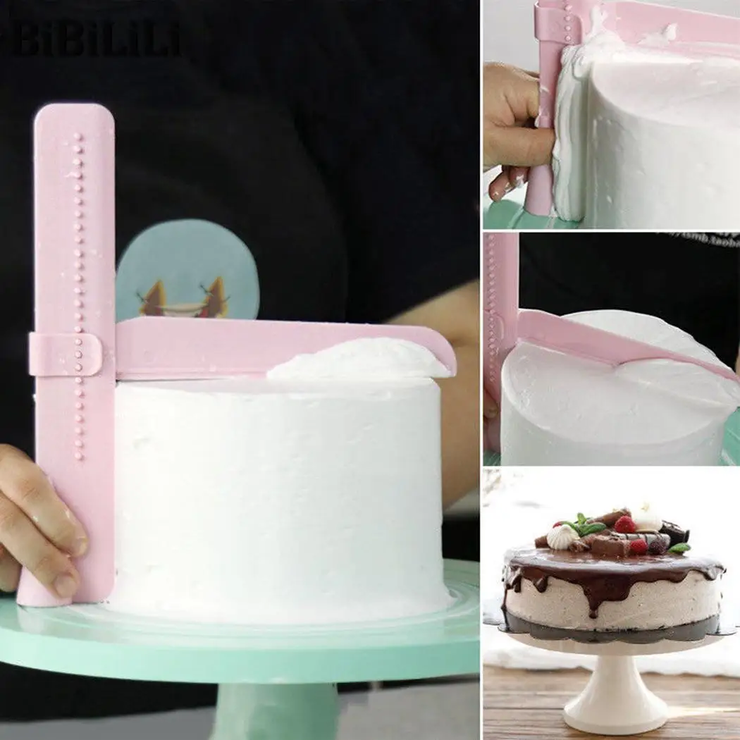DIY Baking Tools Cake Scraper Spatula Practical Fondant Cakes Edge Side Smoother Cream Decorating For Kitchen | Дом и сад
