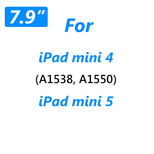 For IPad mini 4 5 Для ipad Pro 10,5 Защитное стекло для экрана для ipad 9,7 закаленное стекло A1673 A1893 A1954 защита 2.5D 9 H защитная пленка - Цвет: For IPad mini 4 5