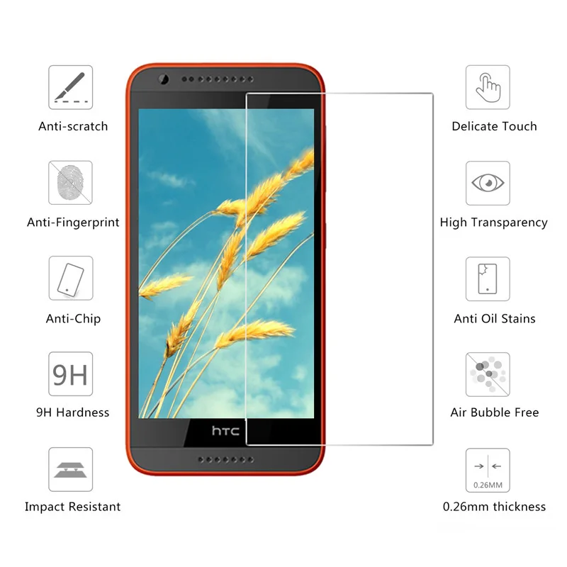 TOLIFEEL закаленное стекло для htc Desire 620 защитная пленка 9 H Премиум Защитная на |