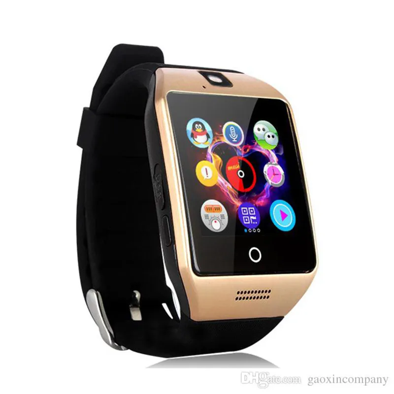 Новый Bluetooth Для мужчин Смарт часы Q18 с Камера Facebook Whatsapp Twitter синхронизация Smartwatch