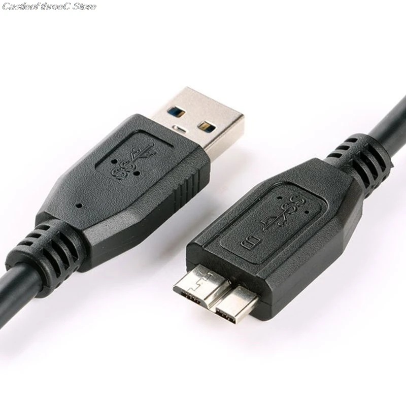 30CM Black Mini Portable USB 3.0 Male A To Micro B Data Cable Cord Lead Wire For External Hard Drive Disk | Компьютеры и офис