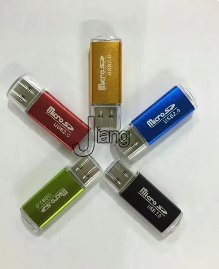 Новый портативный USB 2 0 адаптер MicroSD SD SDHC карта памяти Pro SDXC ридер флэш