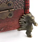 Античная коробка COOLCELLS в форме головы лошади, защита для углов, 4 шт., ретро бронзовое искусственное украшение, бокс для углов ног