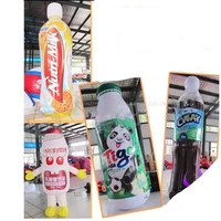 advertising inflatable beverages bottle 4m high outstanding customize high inflatable drink bottle with blower